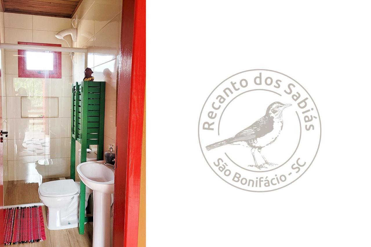 Recanto Dos Sabias - Chales Sao Bonifacio Sc Eksteriør bilde