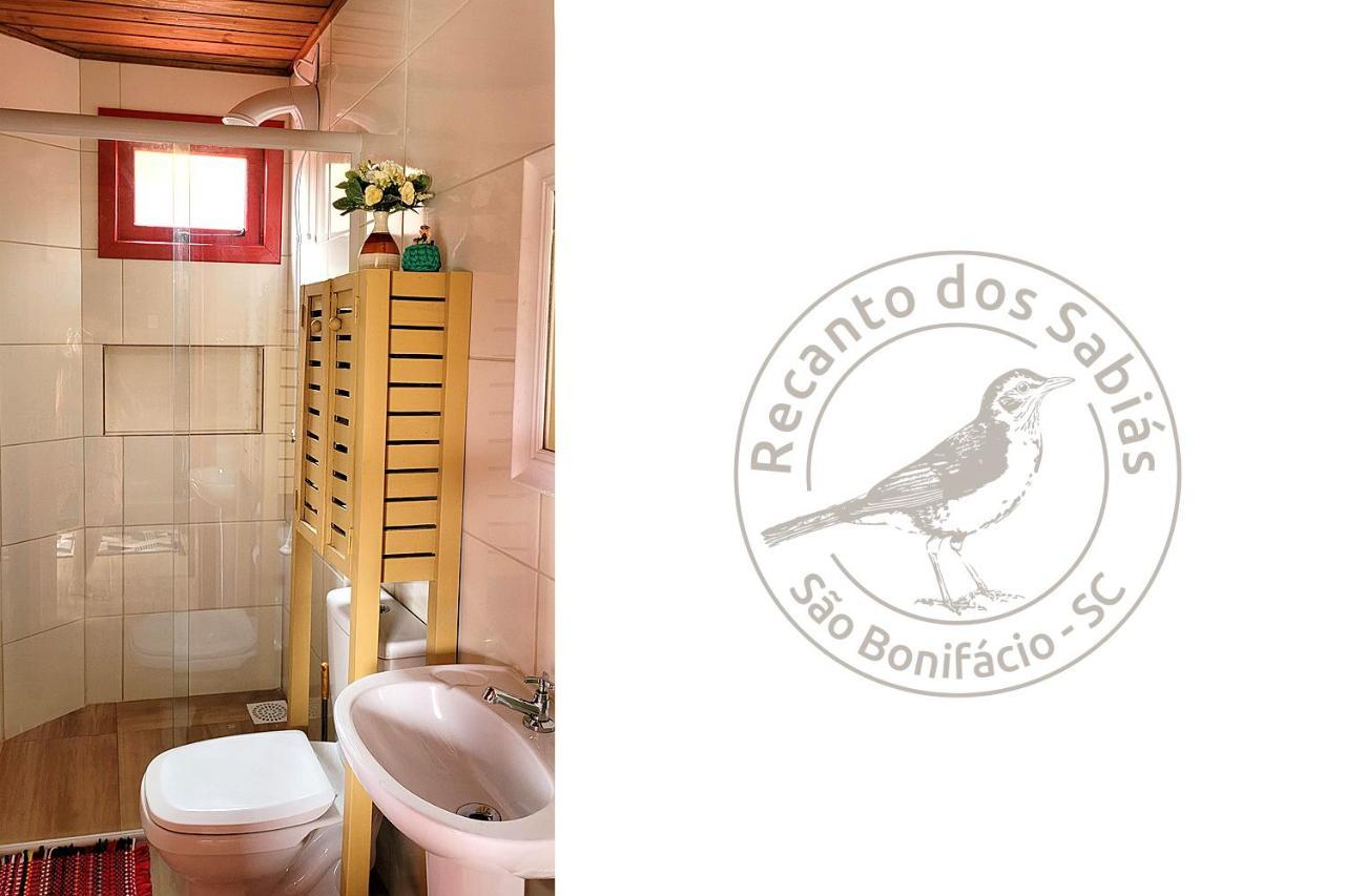 Recanto Dos Sabias - Chales Sao Bonifacio Sc Eksteriør bilde